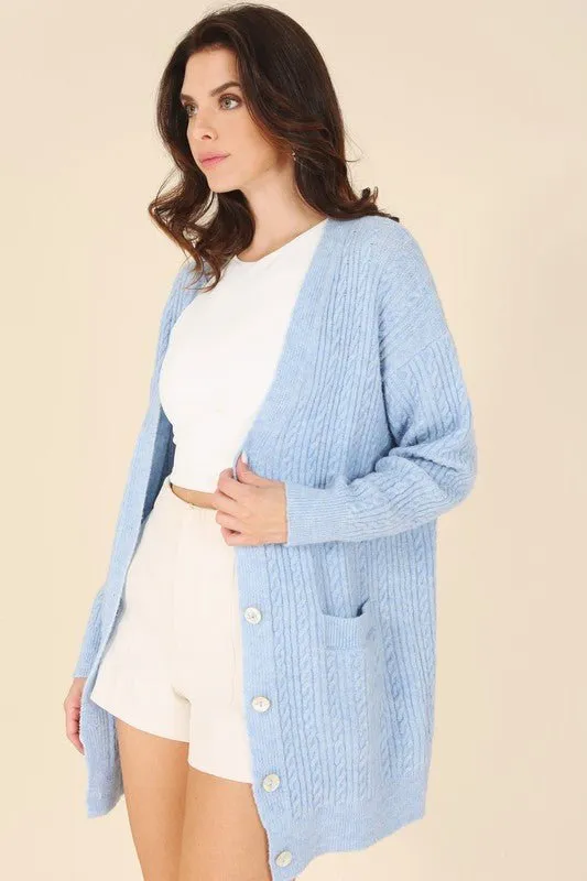 Wool Blend Cardigan